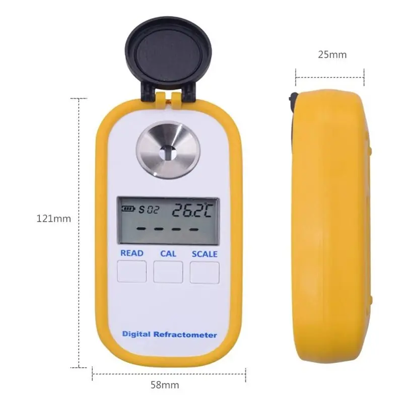 Plastic Beekeeping Equipment Honey Tools Digital Honey Refractometer for Sale