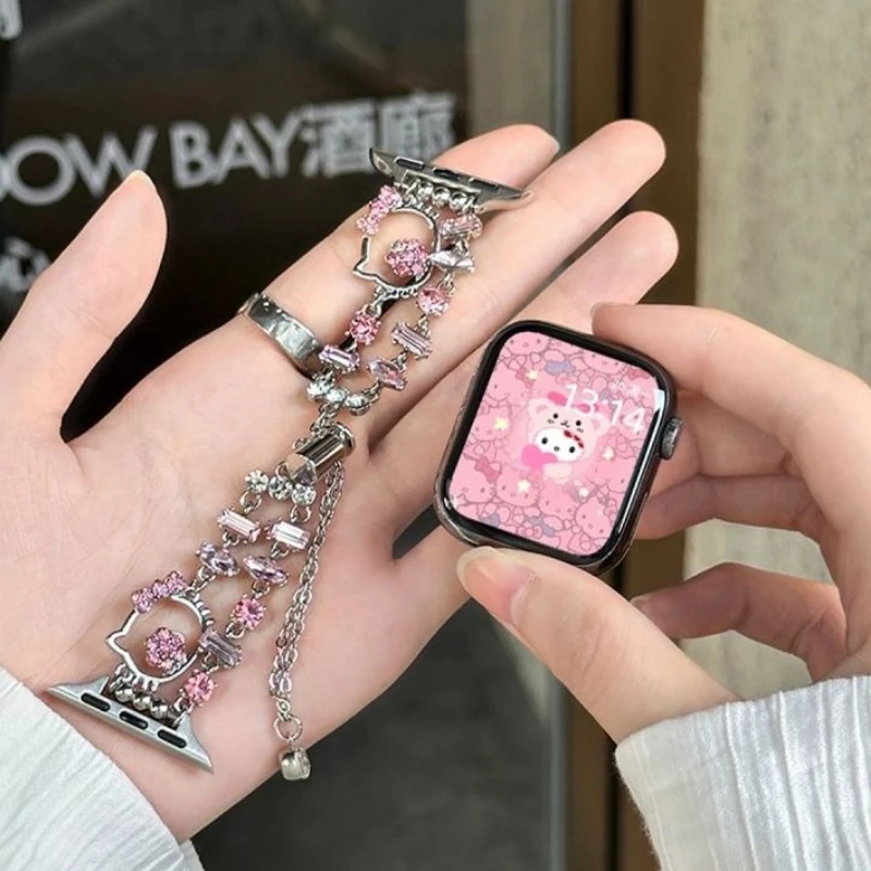 

KT Flash Diamond полые, совместимые с 38/40/41/42/44/45/46/49 мм, совместимые с ремешком Apple Watch Ultra/Se10/9/8/7/6/5/4/3