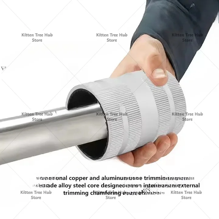 Stainless steel tube scraper Inner and outer inverted foot device Hair bayonet trimming knife Aluminum alloy trimming Copper