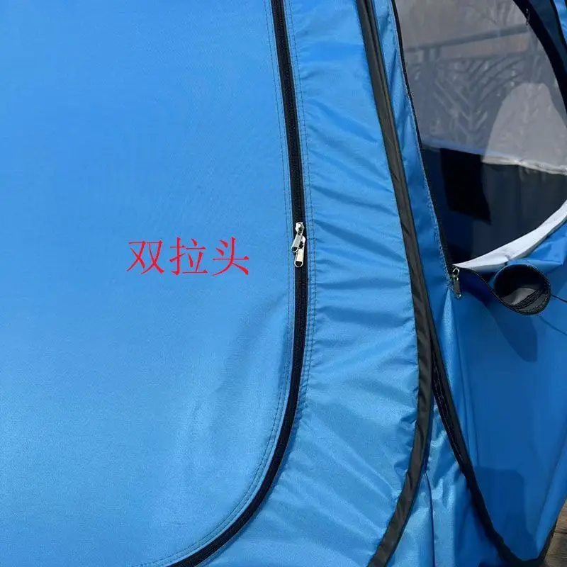 เต็นท์หกเหลี่ยม ป้องกันแสงแดด ป้องกันแมลง ป้องกันลม เปิด-ปิดง่าย พกพาสะดวก สำหรับตั้งแคมป์ ขับรถเที่ยวแคมป์ปิ้ง