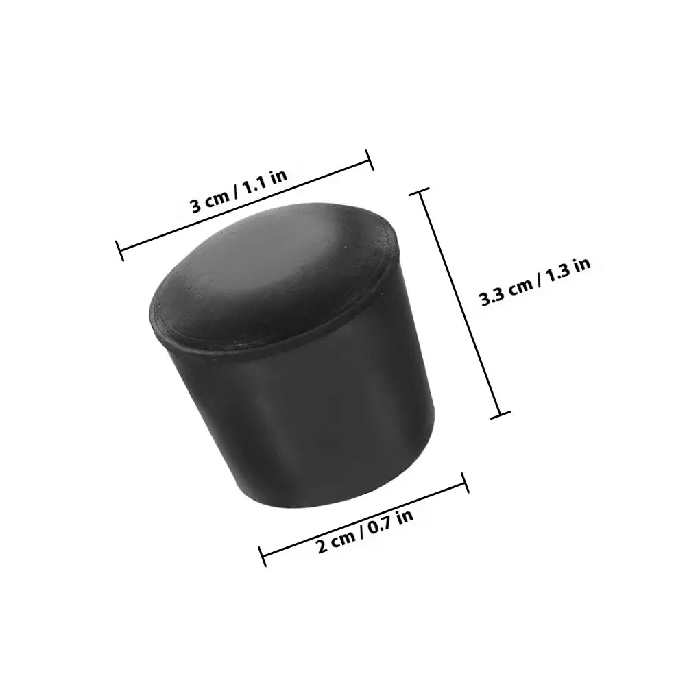 10Pcs Furniture Feet Cover Pads Rubber Table Leg Covers Chair Leg Caps Non-Slip Floor Protectors for Hardwood Laminate Vinyl