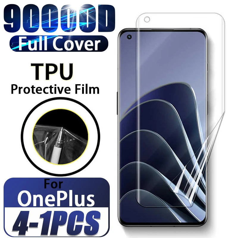 90000D Full Cover Screen Protector For OnePlus 11 10 9 8 7 7T Pro Protective Film On oneplus ACE Nord 2 8T 10T 9R 9RT 10Pro Film