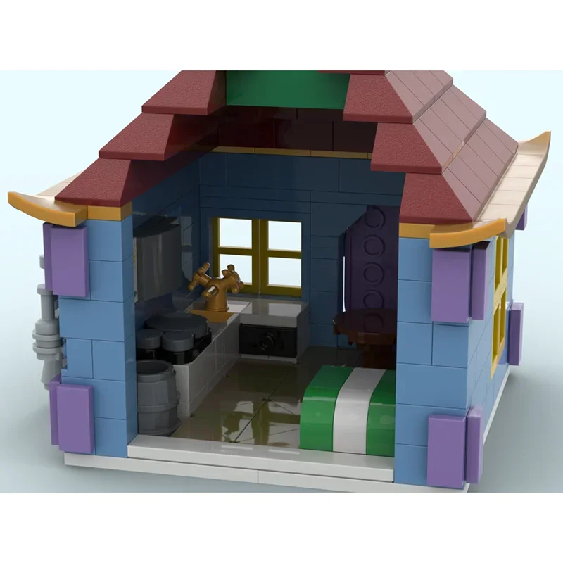 NEW Moc Building Blocks Bright Arctic Elf House Technology Modular Bricks Model  Gifts Christmas Toys DIY Sets Assembly