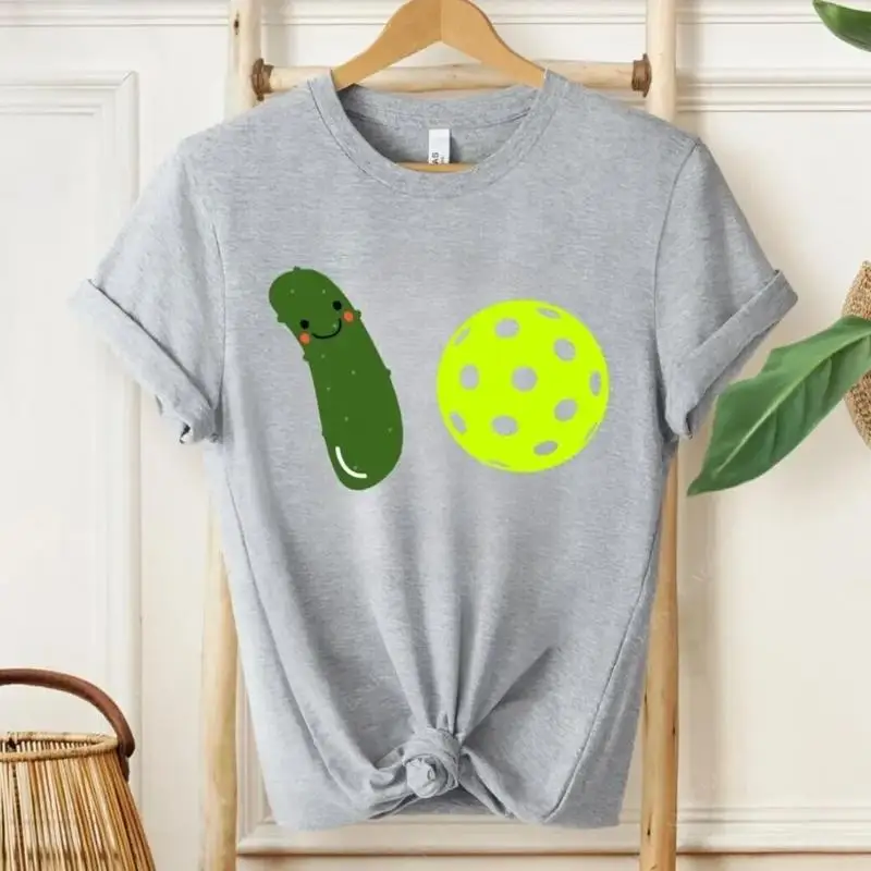 Pickleball T Shirt Women'S For Player Pickle Baller Game Funny