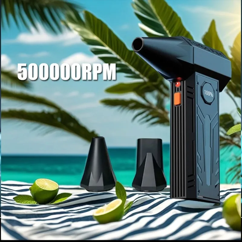 

Мощный воздуходувка, электрическая воздушная тряпка с 2 насадками, турбоструйный вентилятор, 100-скоростная регулировка, инструмент для очистки клавиатуры автомобиля, светодиодное освещение