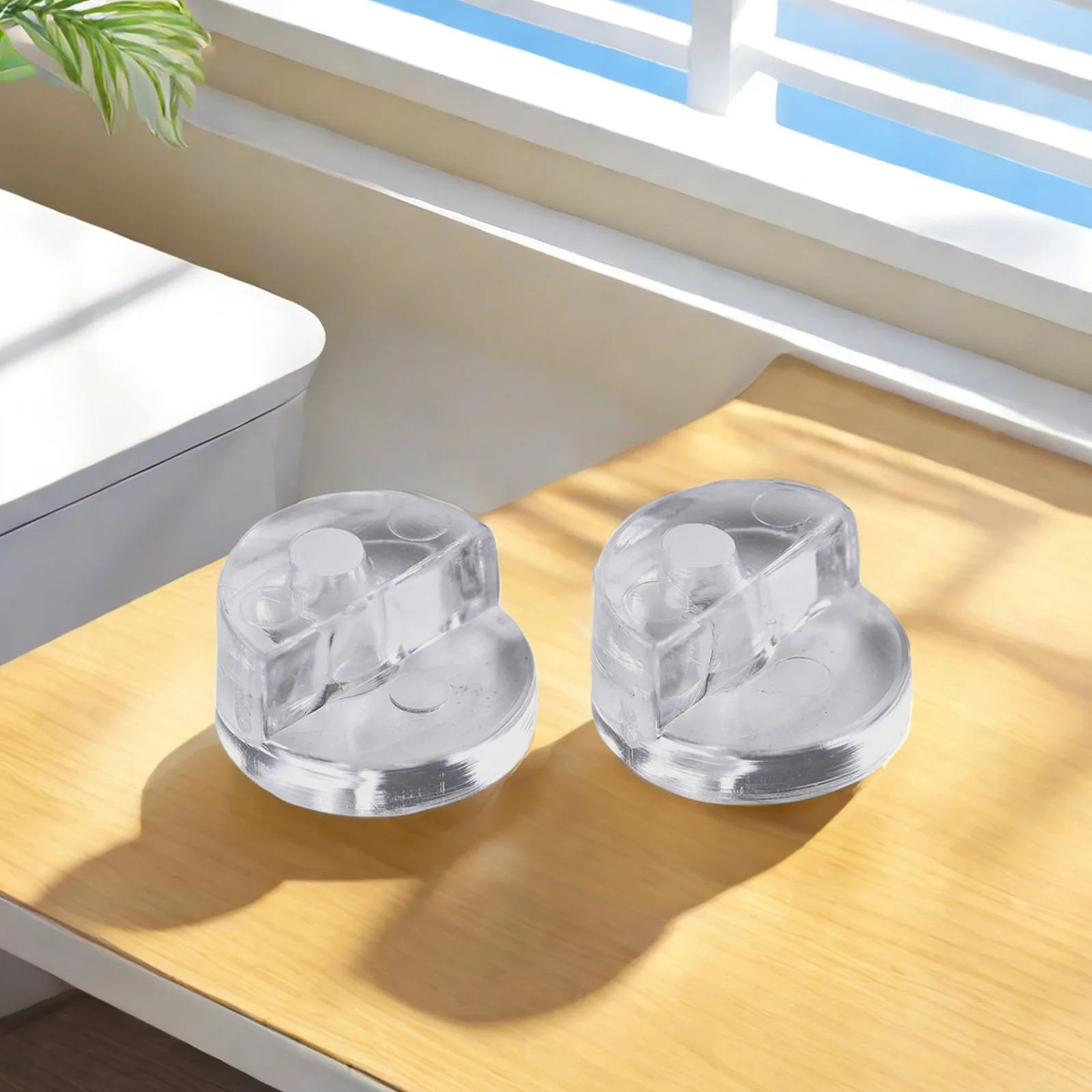 Fixing Screws Mirror Wall Hanging 4pcs Fixing Kit Mirror Mounting Hanging Wall Clips For Bathroom High Quality