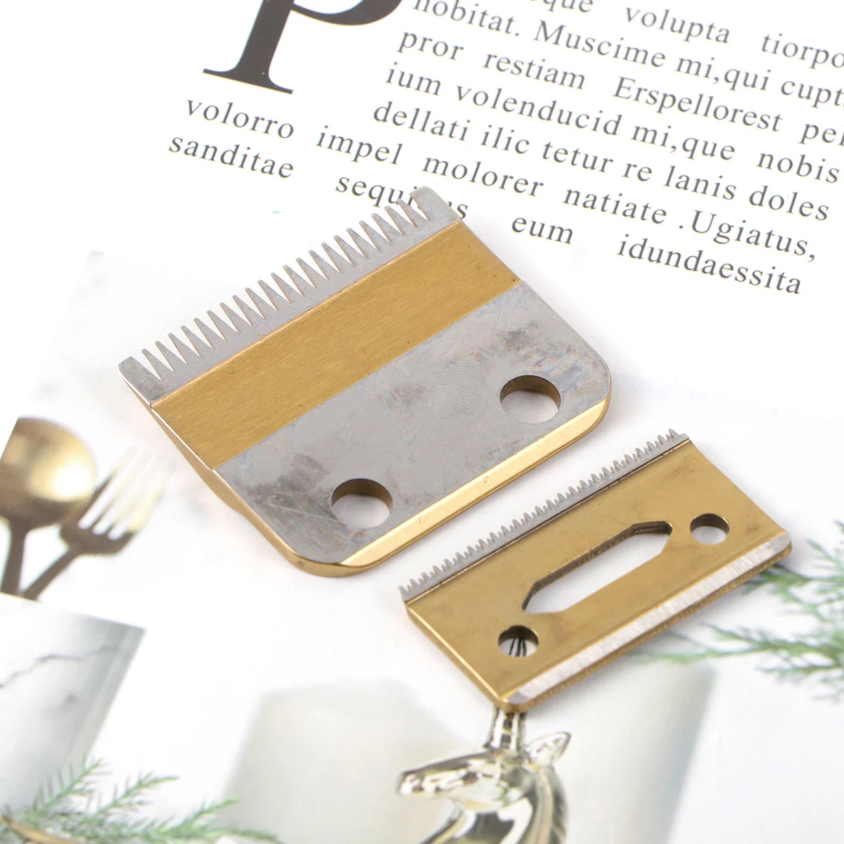 2 قطعة رؤوس المقص الكهربائية قسط استبدال ل الانتهازي الحلاقة رئيس المحمولة مقاومة للاهتراء رأس الحلاقة لسوالف اللحية #3