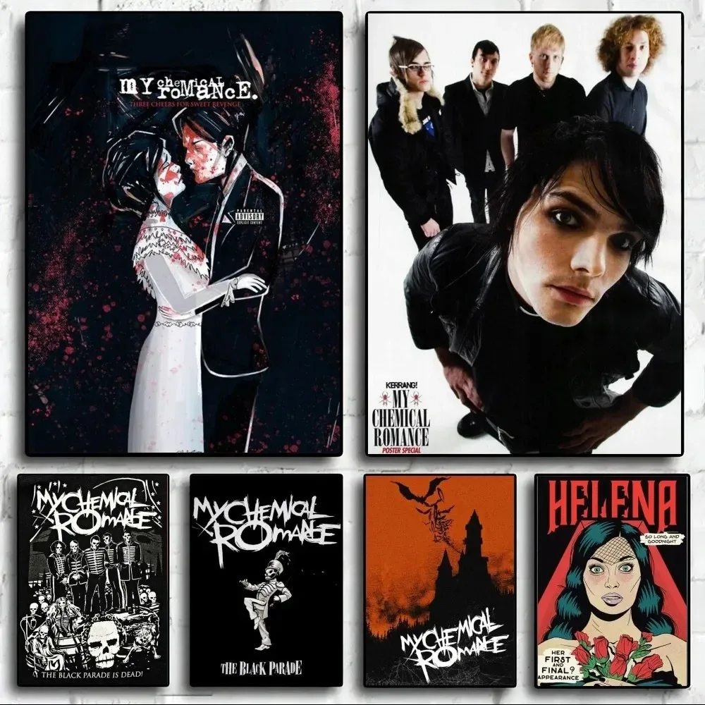 My Chemical Romance Band Poster Wall Pictures For Living Room Fall Room Decoration Canvas Painting