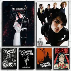 My Chemical Romance Band Poster Wall Pictures For Living Room Fall Room Decoration Canvas Painting
