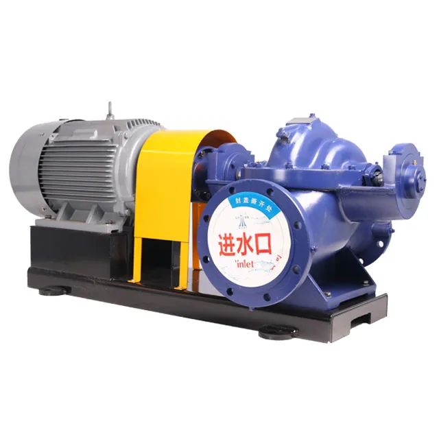 

High Pressure High Volume Mining Water Suction Pump Centrifugal Double Suction Split Case Pump