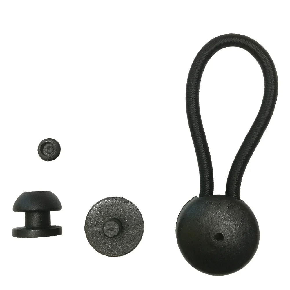 10PC Marine Boat Truck Car Covers Bungee Shock Cord Clip with Knobs Pull Tie Down Tarp Canvas Knobs