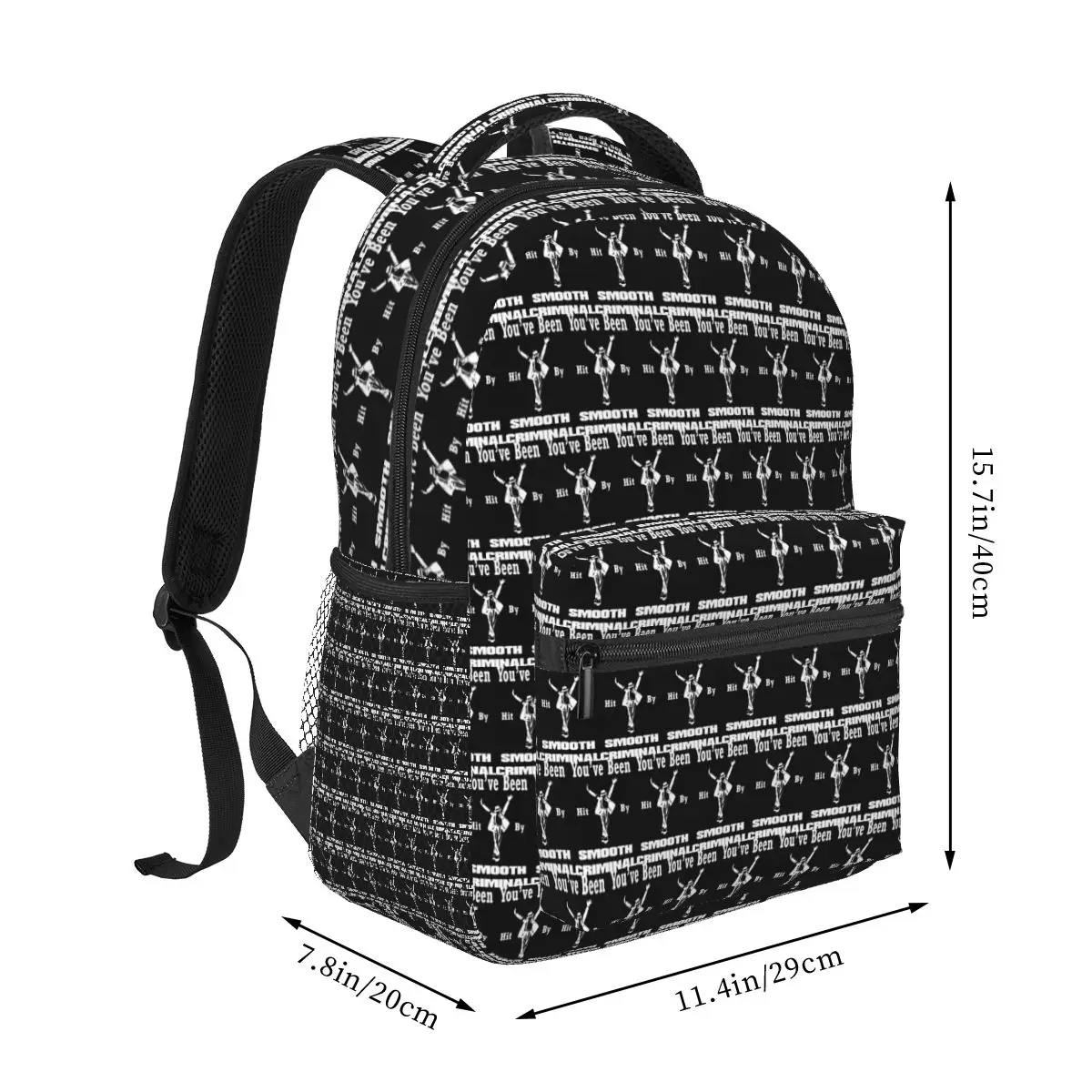 Vintage MJ Smooth Criminal Michael Jackson Backpack Hot Sale Daypack Large Capacity Boys Girls BookBag School Bag Shoulder Bags