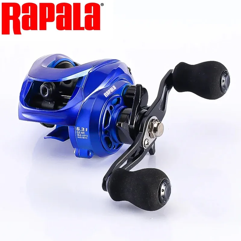 Rapala Baitcasting SF03 Fishing Reel 6.3:1 Gear Ratio Casting Smooth Metal Jigging Shallow Spool