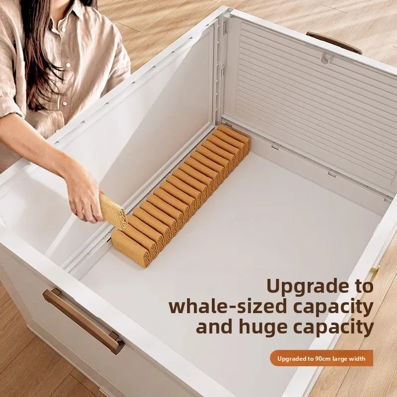 German storage cabinet installation-free large-capacity folding storage box clothes quilt locker snacks toy cabinet