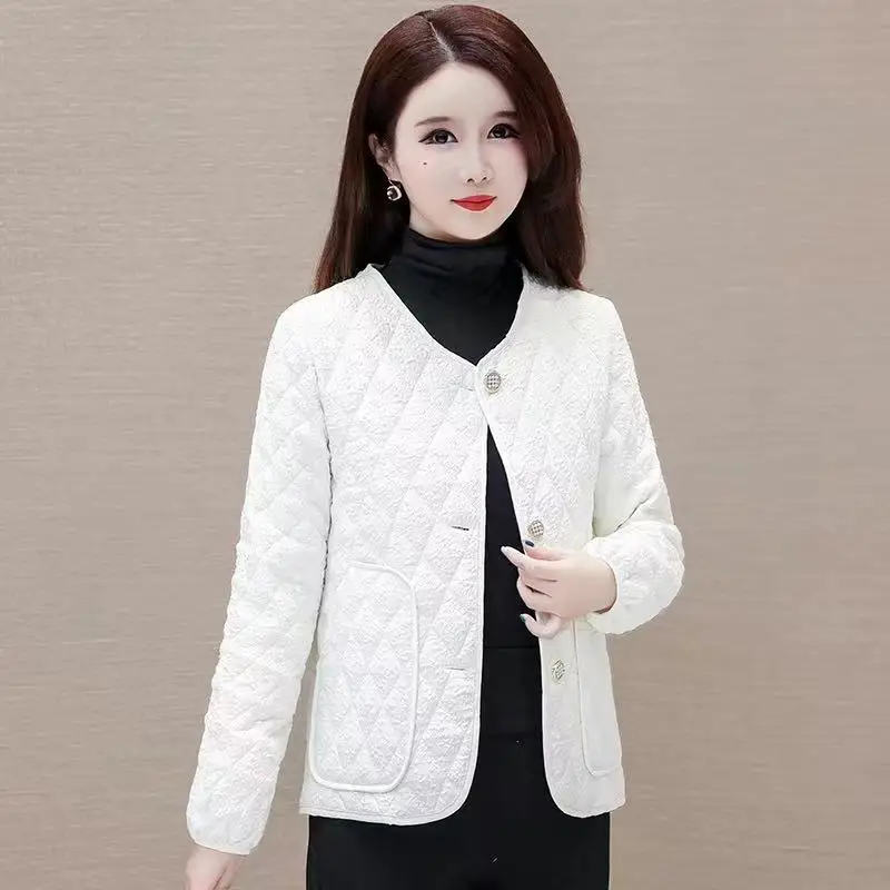 Xiaoxiangfeng Cotton-Padded Jacket Ladies Temperament Outwear Autumn Winter 2025 New Loose Casual Light Down Coat Women Parkas