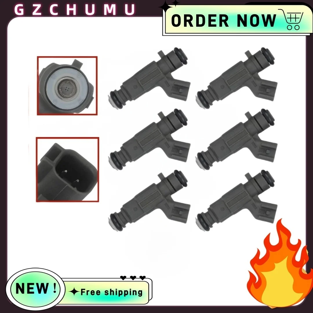 

6 Pcs Bosch Fuel Injector 0280155863 for 2000-07 Jaguar S-Type 3.0L V6