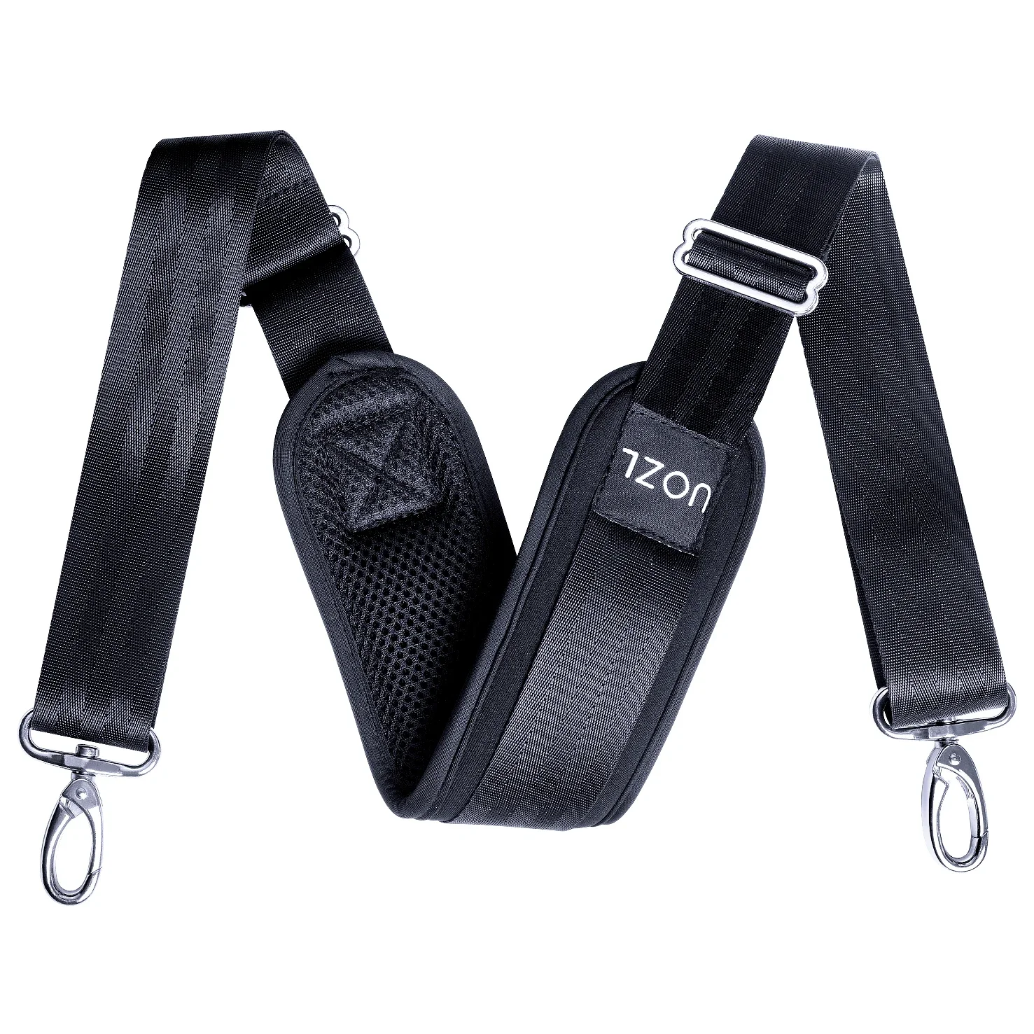 حزام كتف بديل عالمي مقاس 59 بوصة مع حشوة ثابتة وإبزيم قابل للتعديل لحقيبة كتف واحدة #1