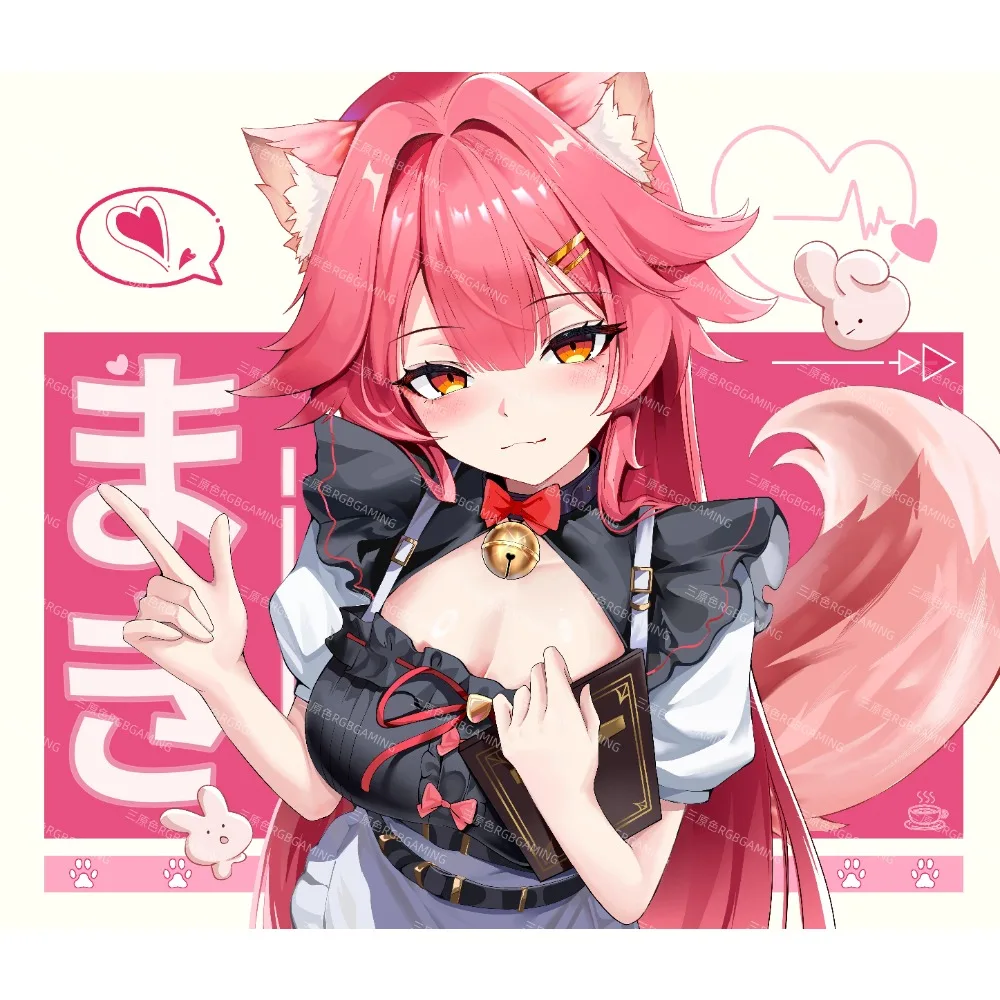 

MAKI Glass Mouse Pad 2mm Uncoated Esports FPS Gaming Smooth Mouse Pad 490x420mm Gaming Office Accessories Gaming Mats Gifts