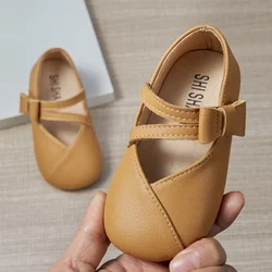 Scarpe da principessa per neonate scarpe da ballo per bambini con suola morbida scarpe Casual per bambini regali di compleanno per ragazze in stile coreano scarpe da bambino