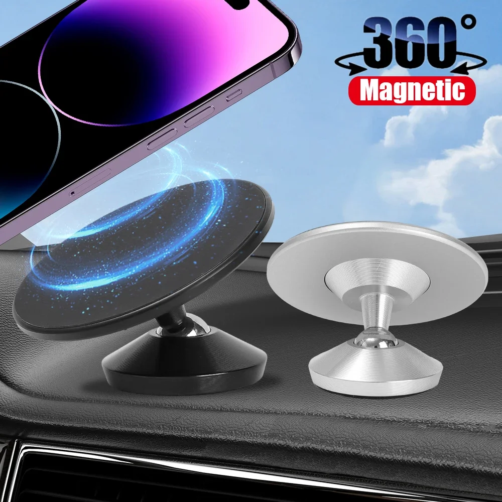 Universal Dual Magnetic Gym Phone Stander Rotation Double Sided Strong Magnet Phone Holder for Video Stand For iPhone 15 Samsung