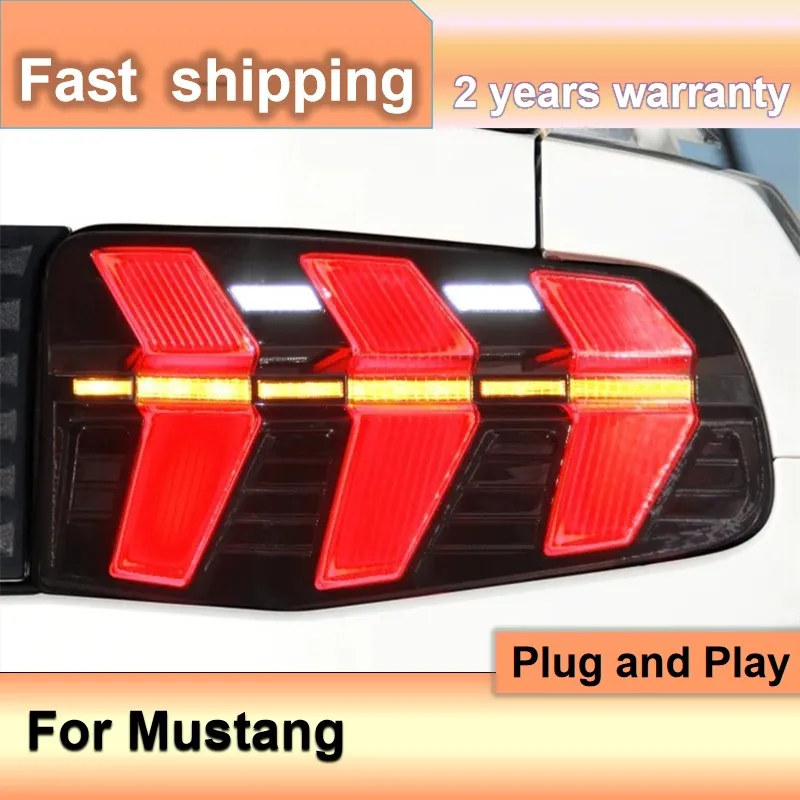 Car Accessories for Ford Mustang Tailights 2010-2012 Mustang Tail Lamp DRL Fog Brake Turn Signal Reversing