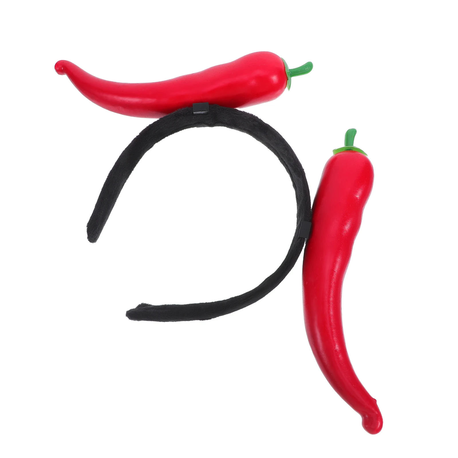 

Chili Pepper Headband Vegetable Hair Band Funny Costume Party Accessory Halloween Festival Women Girls Spicy Hair Hoop Novelty