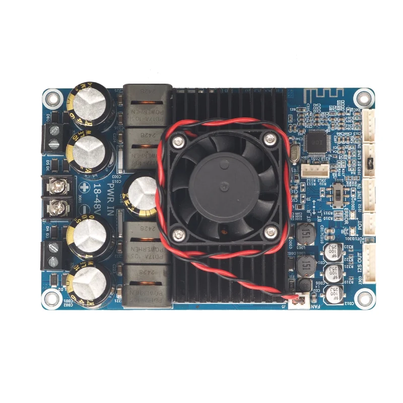 300 واط + 300 واط DSP PC UI TPA3255 بلوتوث 5.3 مضخم الصوت DC18-48V AUX المدخلات التحكم في مستوى الصوت BDM8 مضخم الصوت مجلس