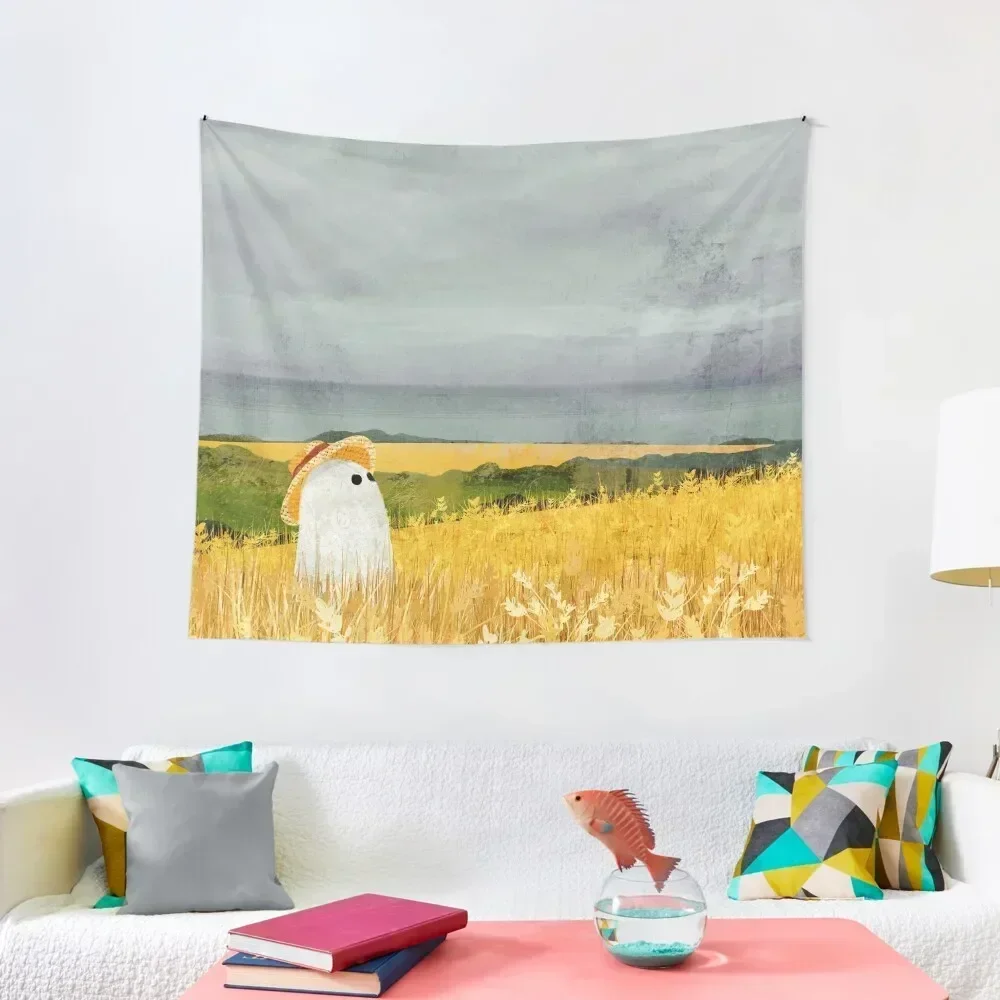 

There's A Ghost in the Wheat field again... Tapestry Hanging Wall Wall Deco Decorations For Room Tapestry