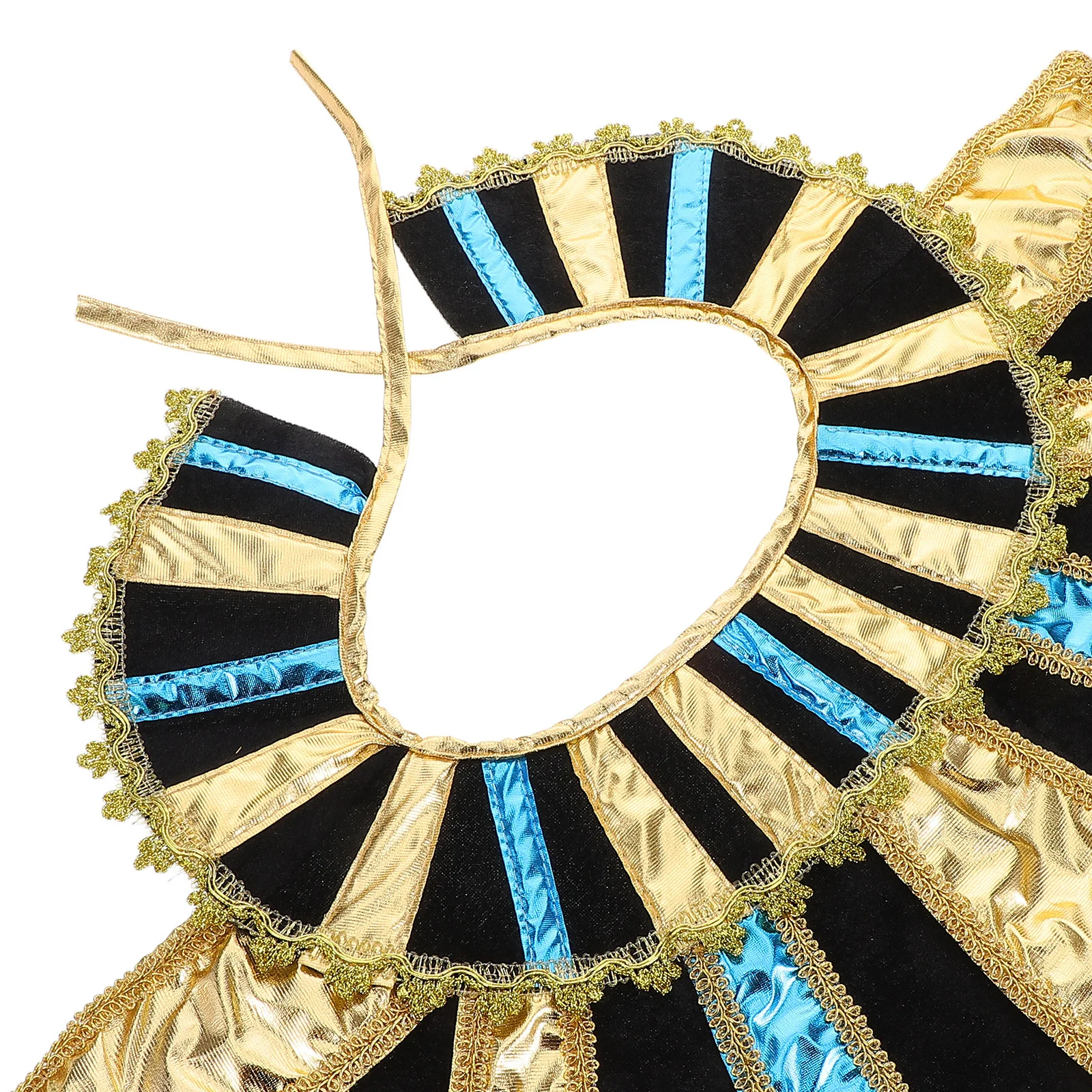 1 Zestaw Egipskich Akcesoriów do Kostiumu Pas Opaski na Nadgarstki dla Mężczyzn Strój Starożytnego Egiptu Trwała Miękka Podszewka Lekki