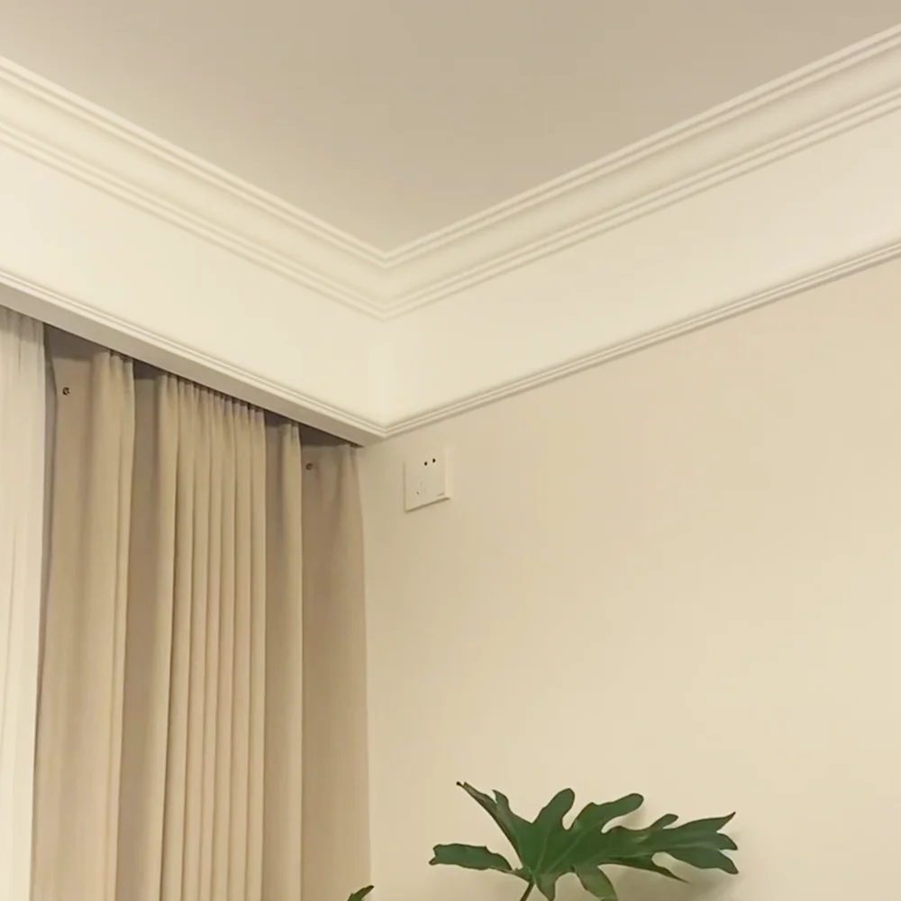 18 ชิ้น ลายไม้ตกแต่งมุมผนัง โพลียูรีเทน โฟม ลายไม้จริง  สำหรับตกแต่งฝ้าเพดาน