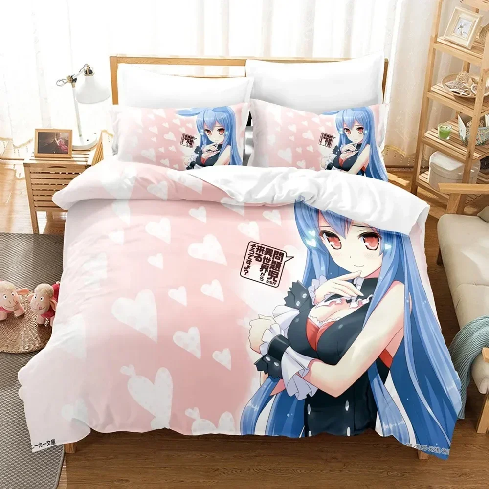 

3D Anime The This Art Club Has a Problem Printed Bedding Duvet Cover Set Soft and Comfortable Perfect Children Room Decoration