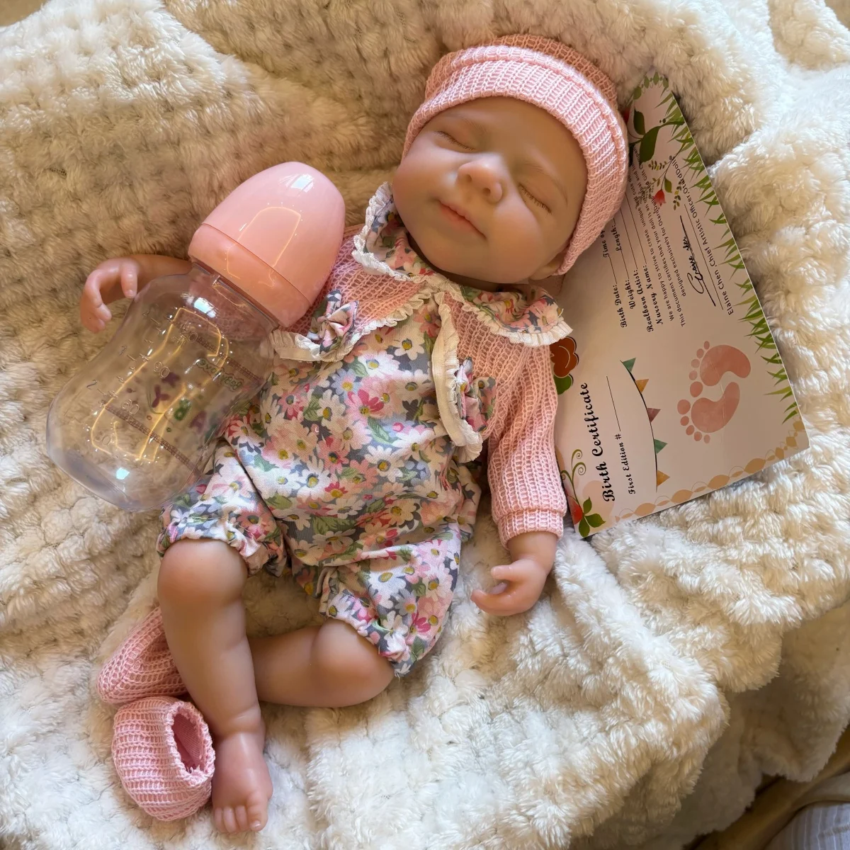 OtardDolls 33CM & 45CM Girl Pascale Painted/Unpainted Full Body Soft Solid Silicone Reborn Doll Reborn Corpo De Silicone