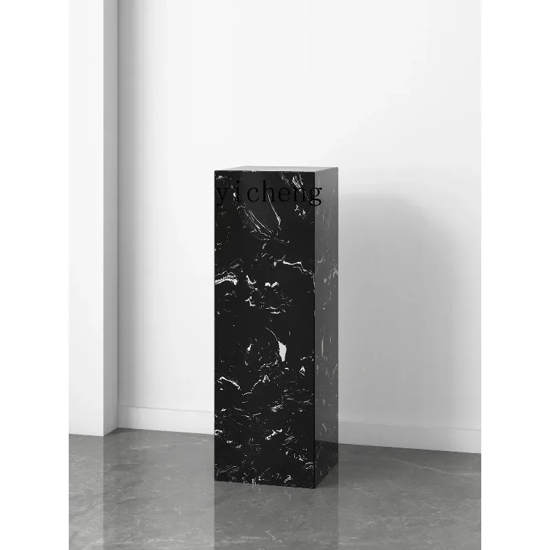 Marble Base Living Room Stone Pillar Pedestal Entrance Ornament Sculpture Baseu14