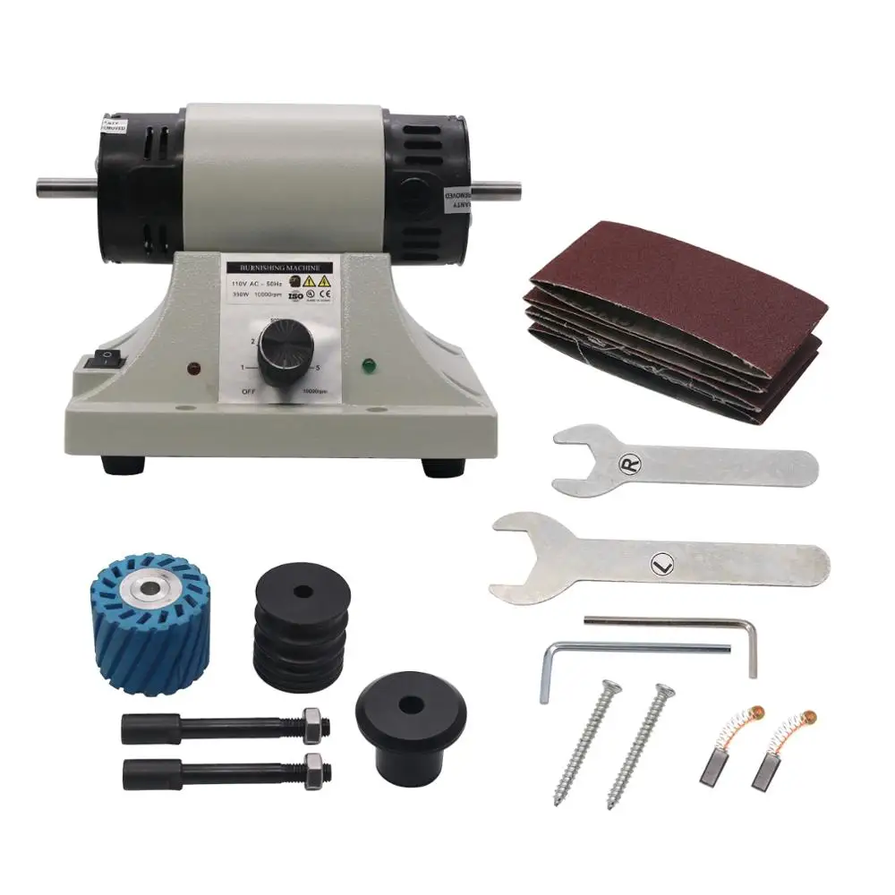 0-8000R 350W U S 110V/ E  U 220V Leather  Burnishing Polishing Machine Leather Burnisher Machine
