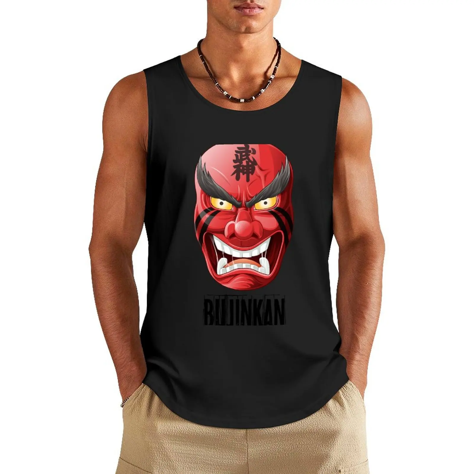 Lover Gifts Katana Ninjutsu Retro Vintage Tank Top gym clothes man fitness sleeveless vests for men Male clothes