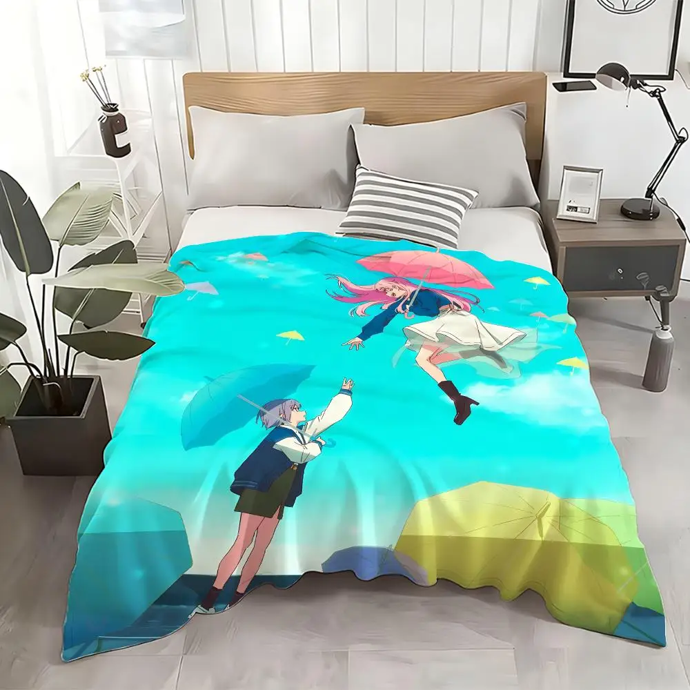 

Плед BanG Dream It MyGO в стиле аниме, уютный, мягкий, фланелевый, легкий, приятный для кожи, для дивана, кровати, офиса и путешествий