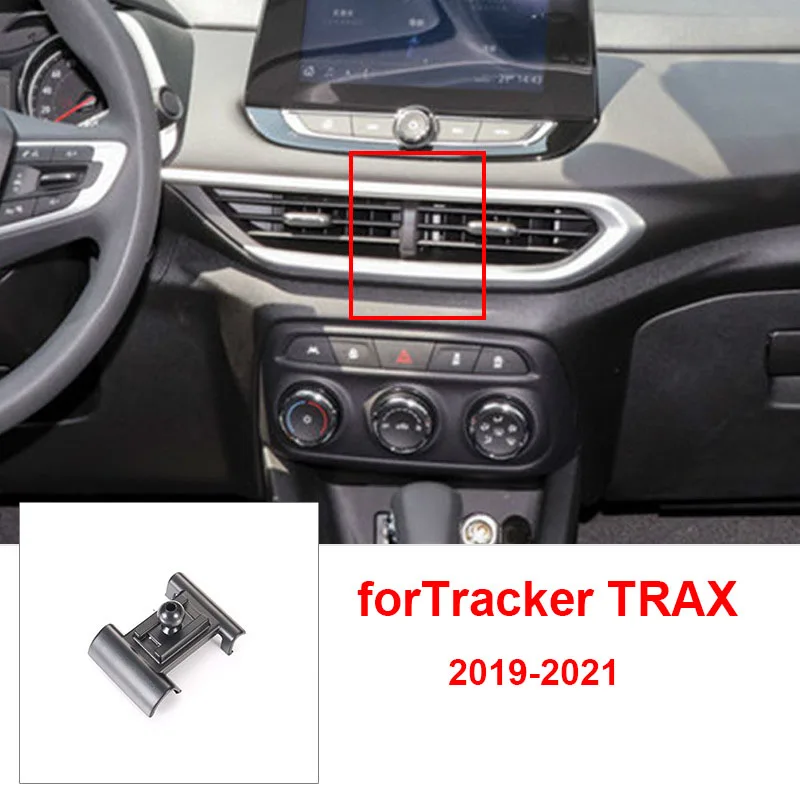 Car Phone Holder Base Air Vent Stand Bracket For Chevrolet Seeker Tracker TRAX Monza Cavalier Blazer Equinox Accessories