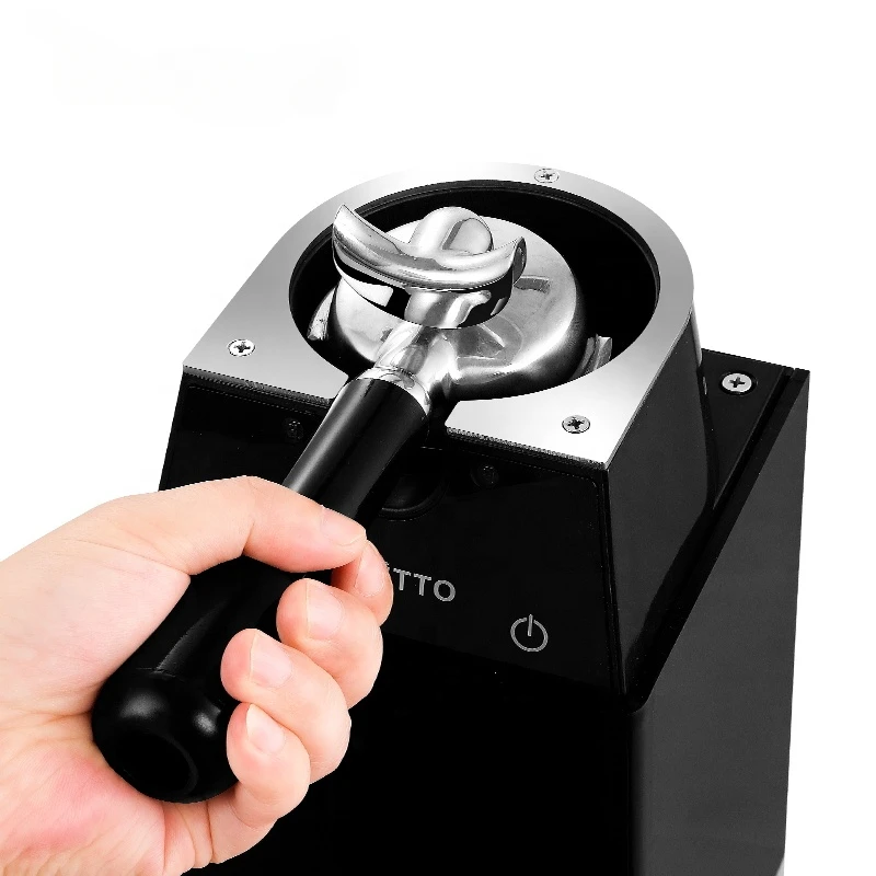 58mm electric portafilter cleaner automatic cleaning machine coffee portafilter espresso coffee knock box