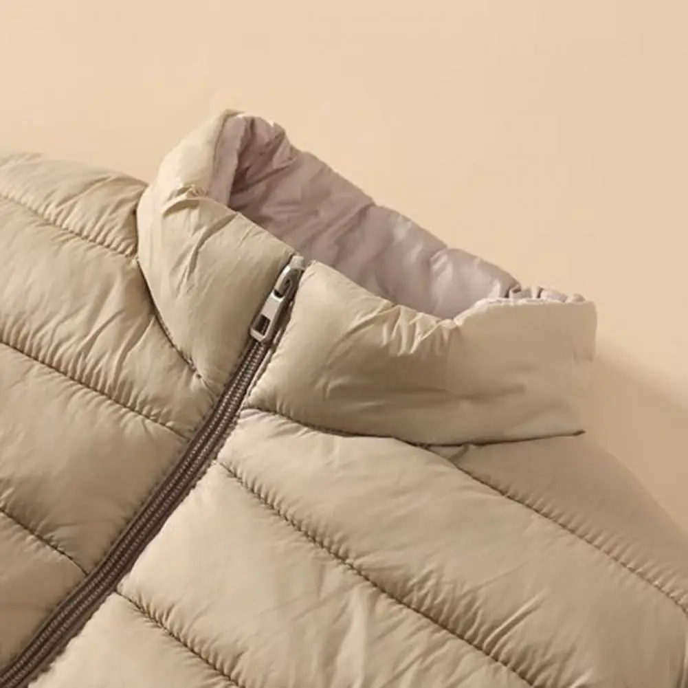 

Женский стеганый жилет, короткая хлопковая куртка, 2024, легкие стеганые жилеты, куртка без рукавов, жилет-пуховик, зимняя куртка-пуховик