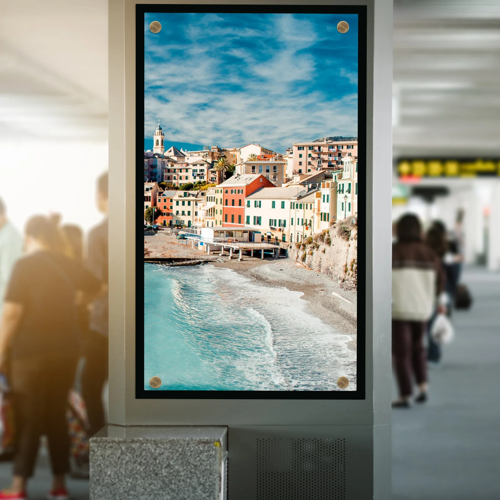 

8Pcs Advertising Screws Standoff Nails Compact Lightweight High Reliability Wall Mounts for Signs Pictures Frames