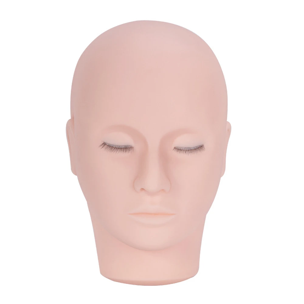 

3D Lashes Eyelash Extension Mannequin Head High Quality Practice Tools Close to the Texture of Real Skin Silicone Gel Material
