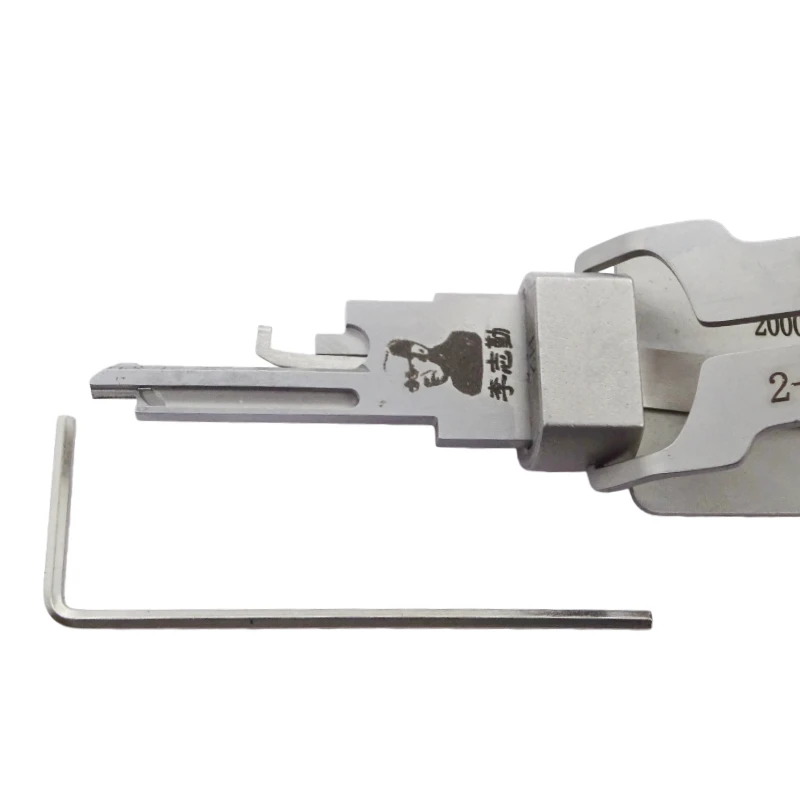 LISHI 1646R 2 in 1 Locksmith Tool Lock Pick & Decoder Flat Milling for American mailbox locks C9100 and civilian locks