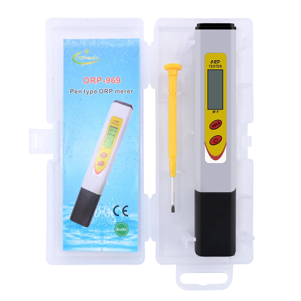 

Redox Meter ORP Negative Potential Water Quality Tester Pen-Type Aquarium Water Tester Drinking Water Analyser ORP Meter