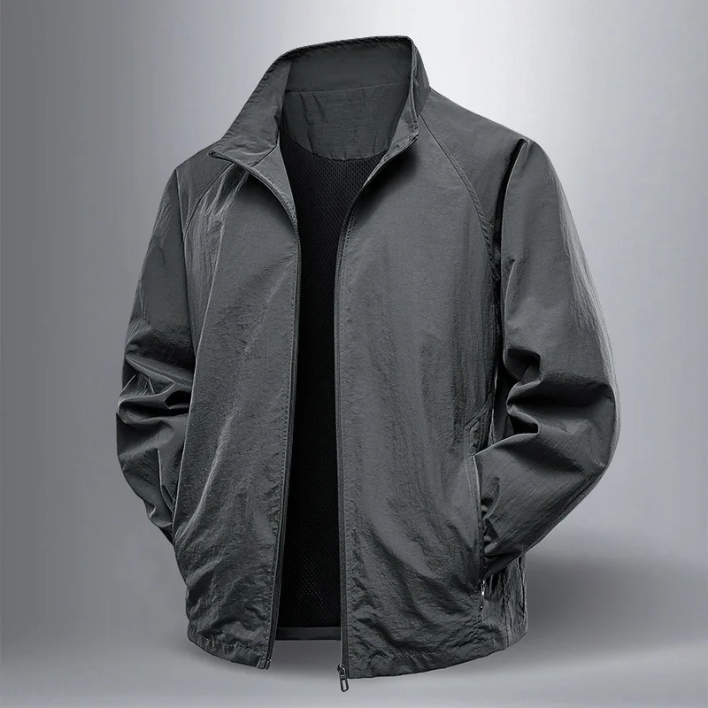 

European American New Guy 's Trendy Spring and Autumn Thin Casual Simple Men's Clothing