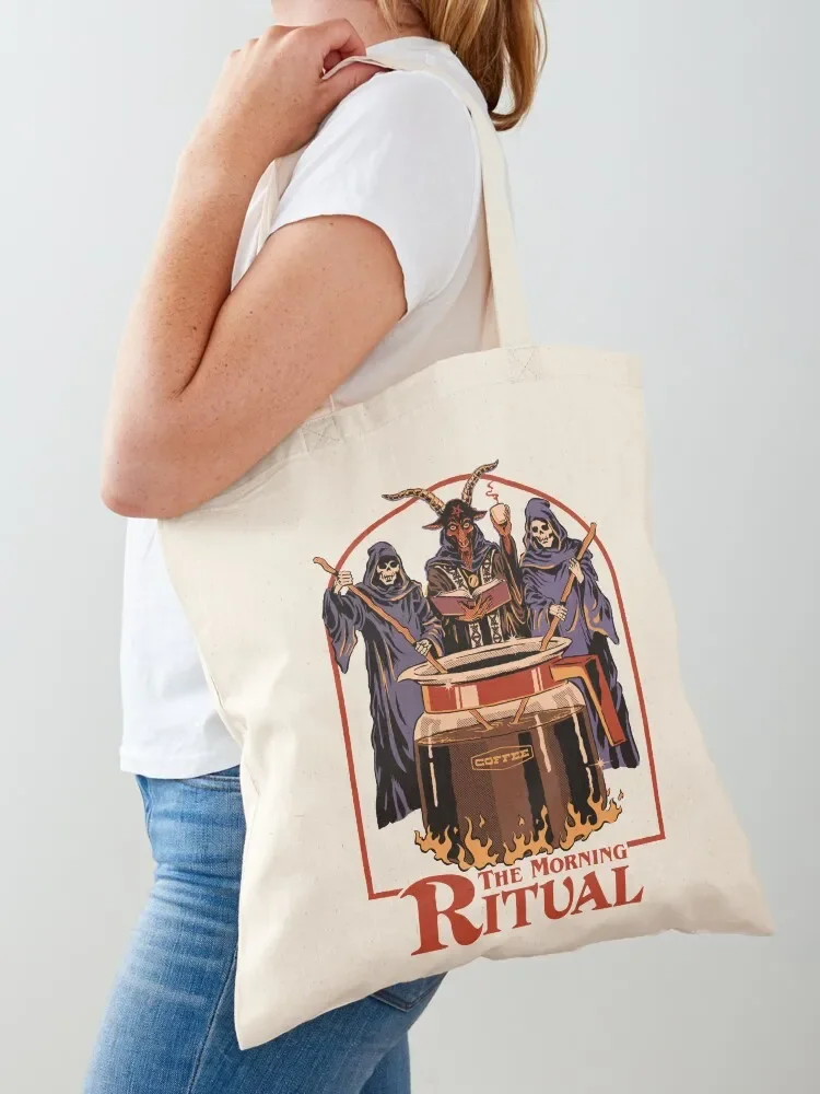 The Morning Ritual Tote Bag large tote bag Beach bag