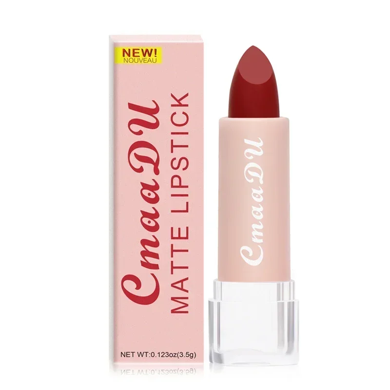 New Velvet Matte Lipstick Sexy Woman Lipgross Tint for Lips Long Lasting Waterproof Non-stick Cup Lip Cosmetics Lip Make Up