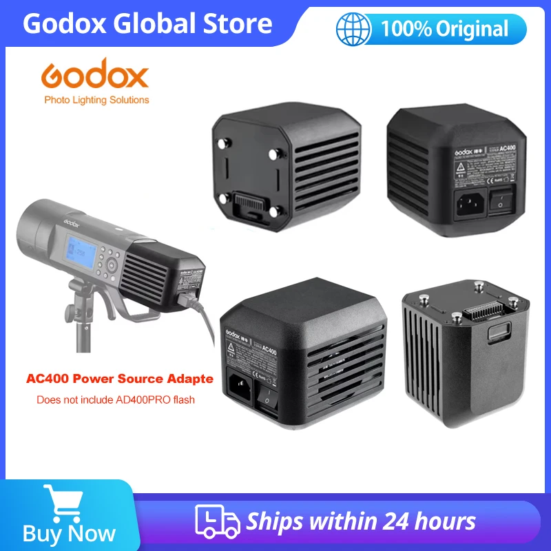 Godox AC400 AC Power Unit Source Adapter with Cable for AD400PRO