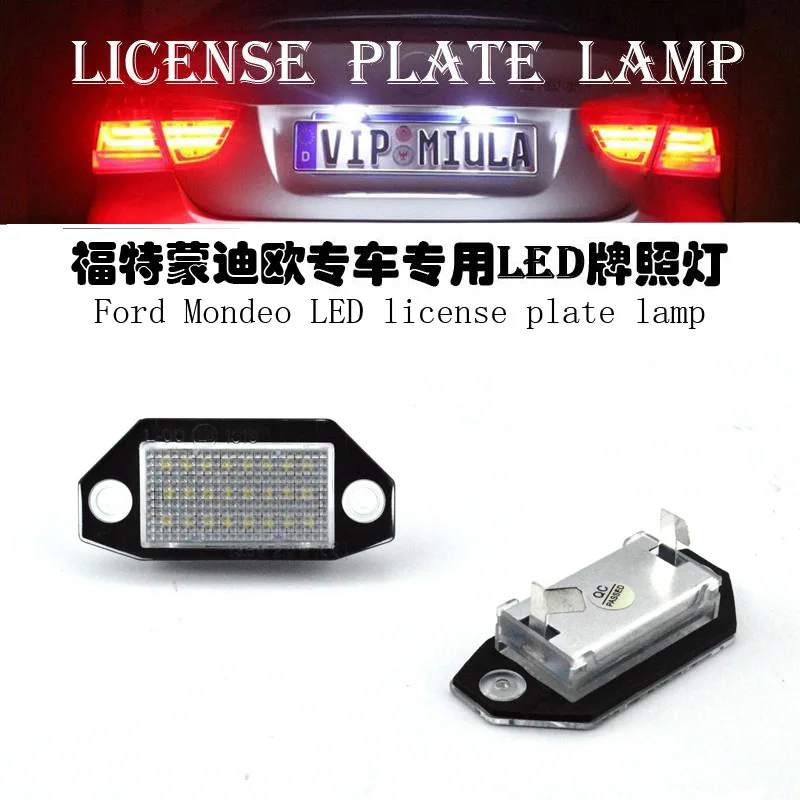 For Ford LED license plate lights Mondeo MK3 MKIII44/5D