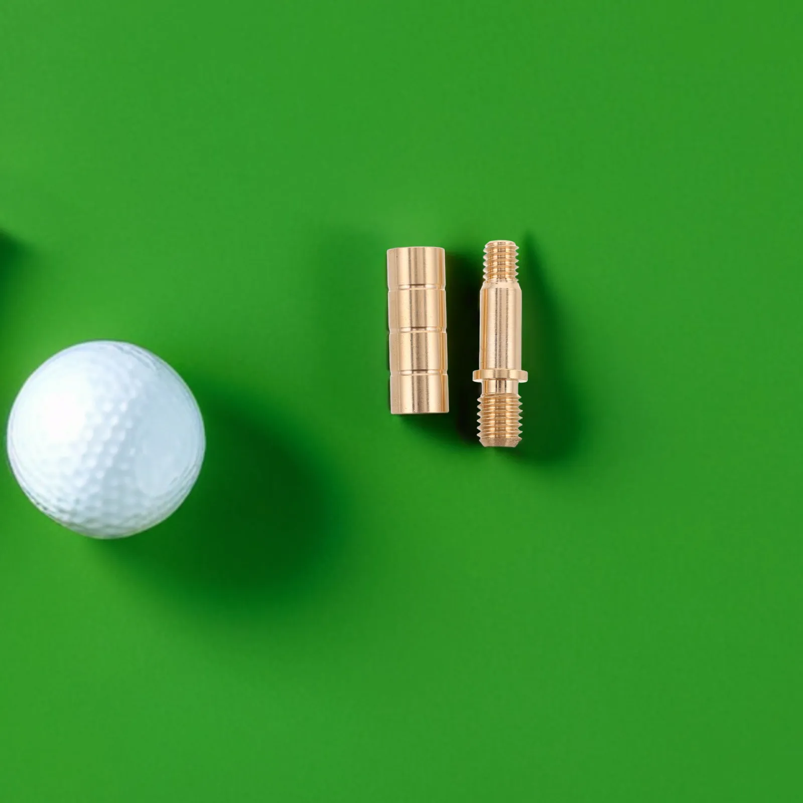 

1Set Pool Cue Brass Joint Screws Stable Connection Billiard Cue Stick Hardware Cylinder Shape Extension Screws