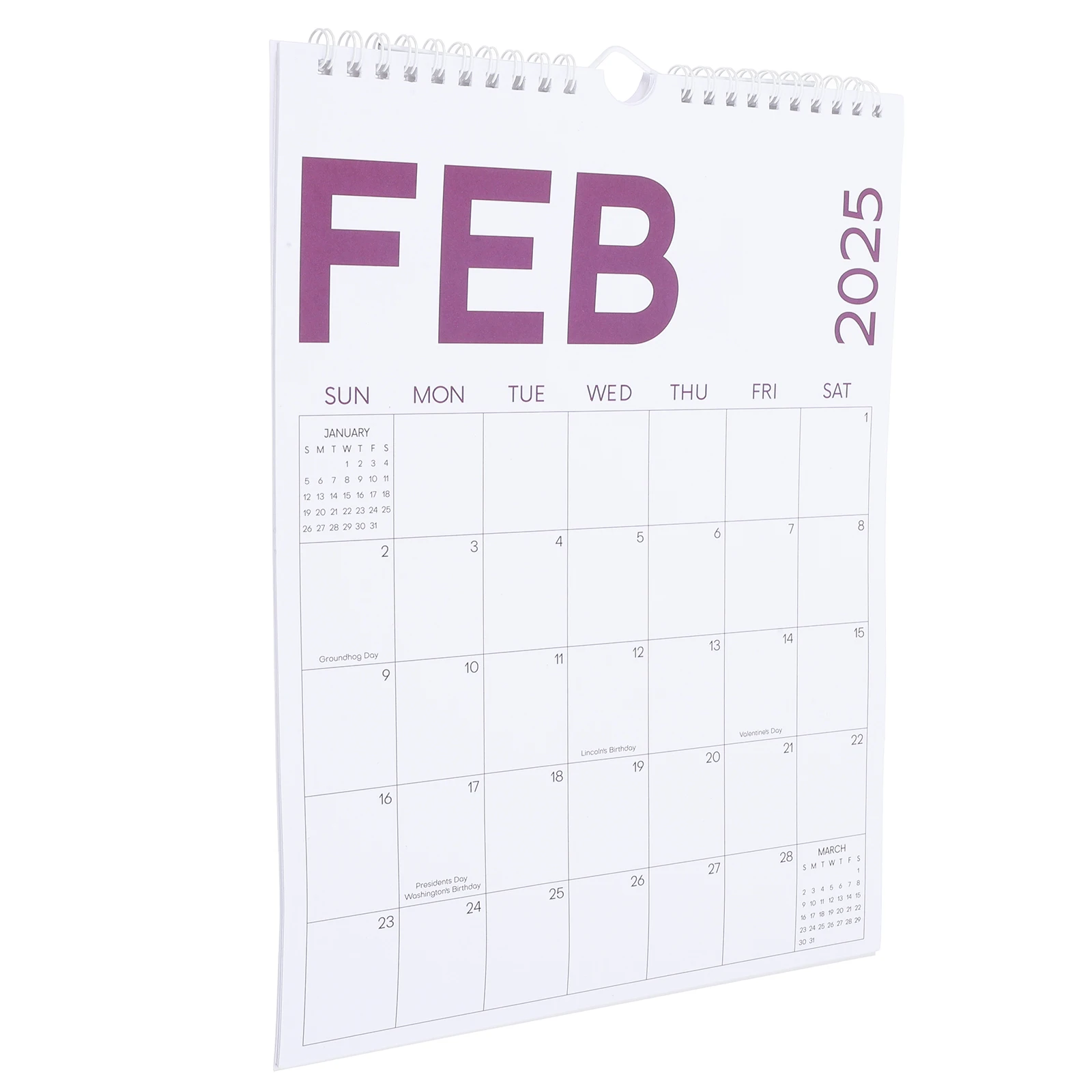 

Настенный календарь на 2025 год, подвесной ежемесячный планировщик на 12 месяцев, элегантный дизайн, четкие марки, домашний офис, школа, академический календарь на год